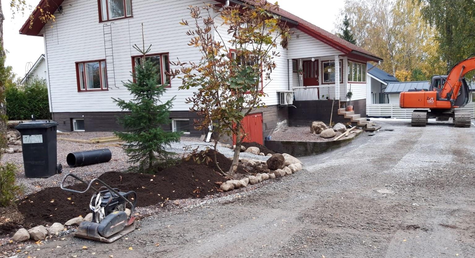 Featured image for “Omakotitalon salaojaremontti Torpparinmäki”